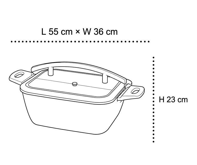 rectangular-6-4-ltr-nero-induction-base-silicone-glass-lid-casserole